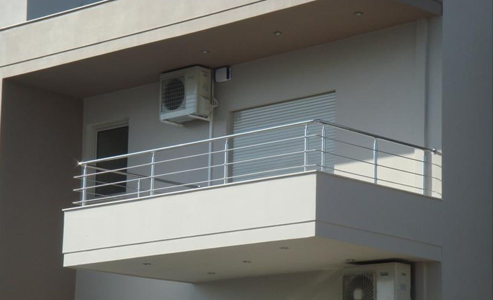 Κάγγελα Τύπου Inox Αλουμινίου